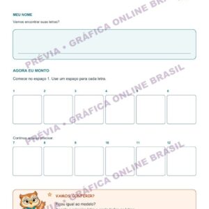 Prévia do Kit Letras com três marcas diagonais; o PDF final não tem essas marcas.